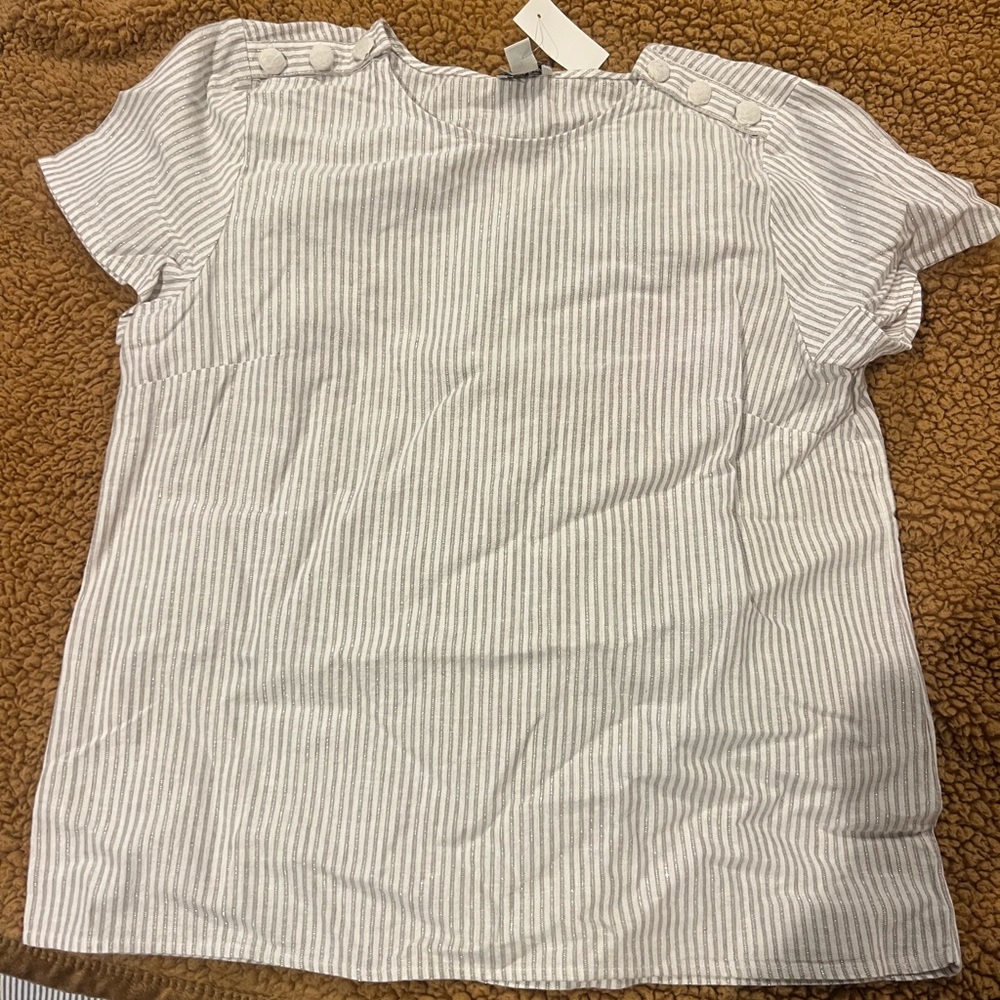 J. Crew top with matching skirt